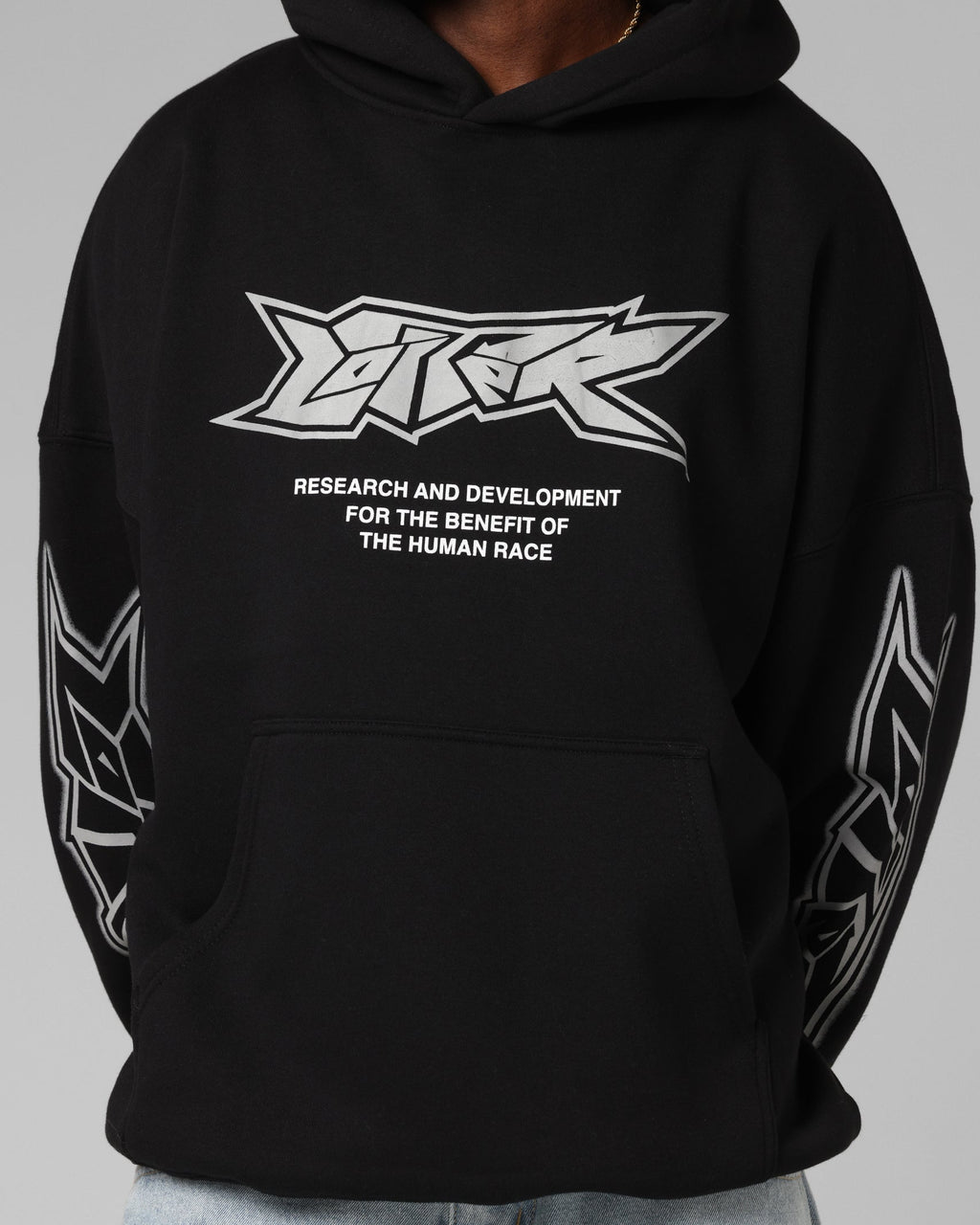 Loiter Runway Hoodie Black
