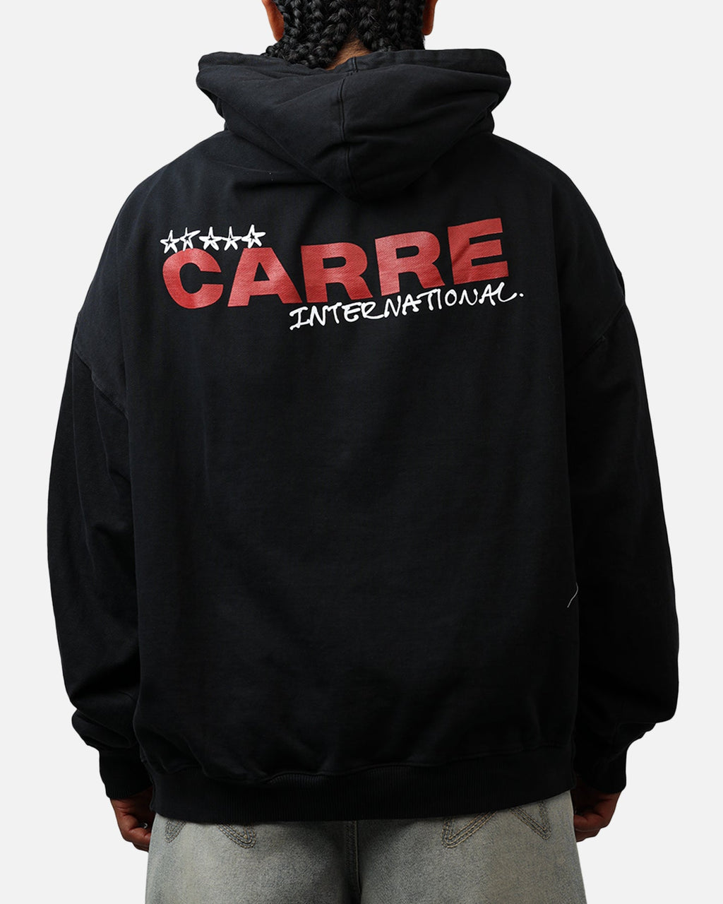 Carre Handdrawn Hoodie Black