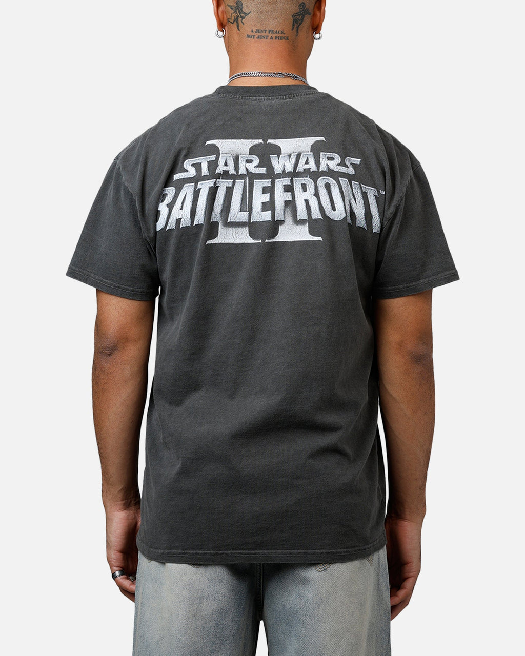 73Studio Star Wars Battlefront 2 Heavyweight T-Shirt Black Wash