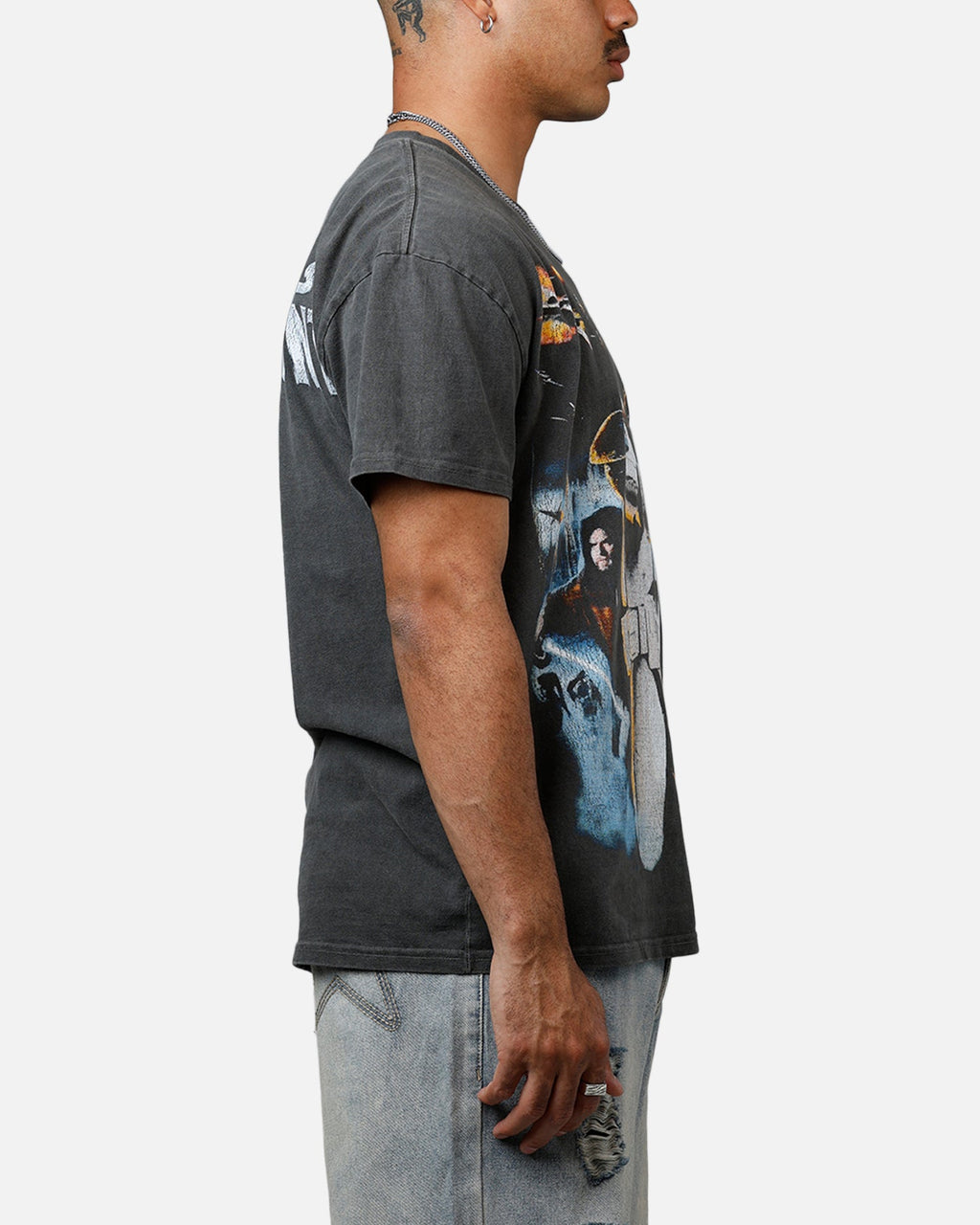 73Studio Star Wars Battlefront 2 Heavyweight T-Shirt Black Wash
