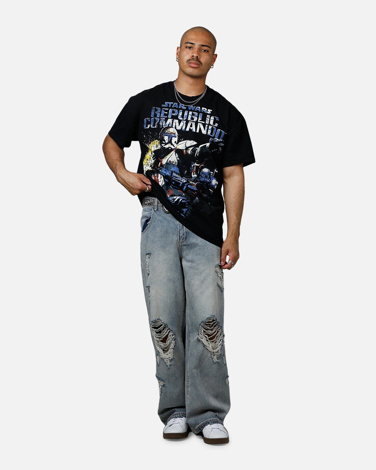 73Studio Star Wars Battlefront Republic Commando Heavyweight T-Shirt Black
