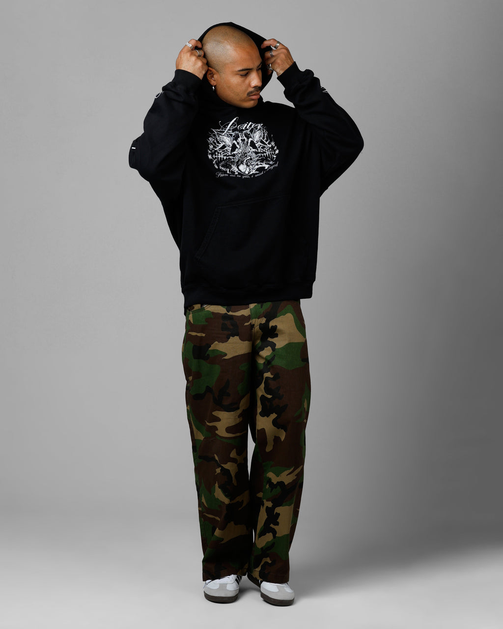 Loiter Earth Angel Premium Hoodie Black