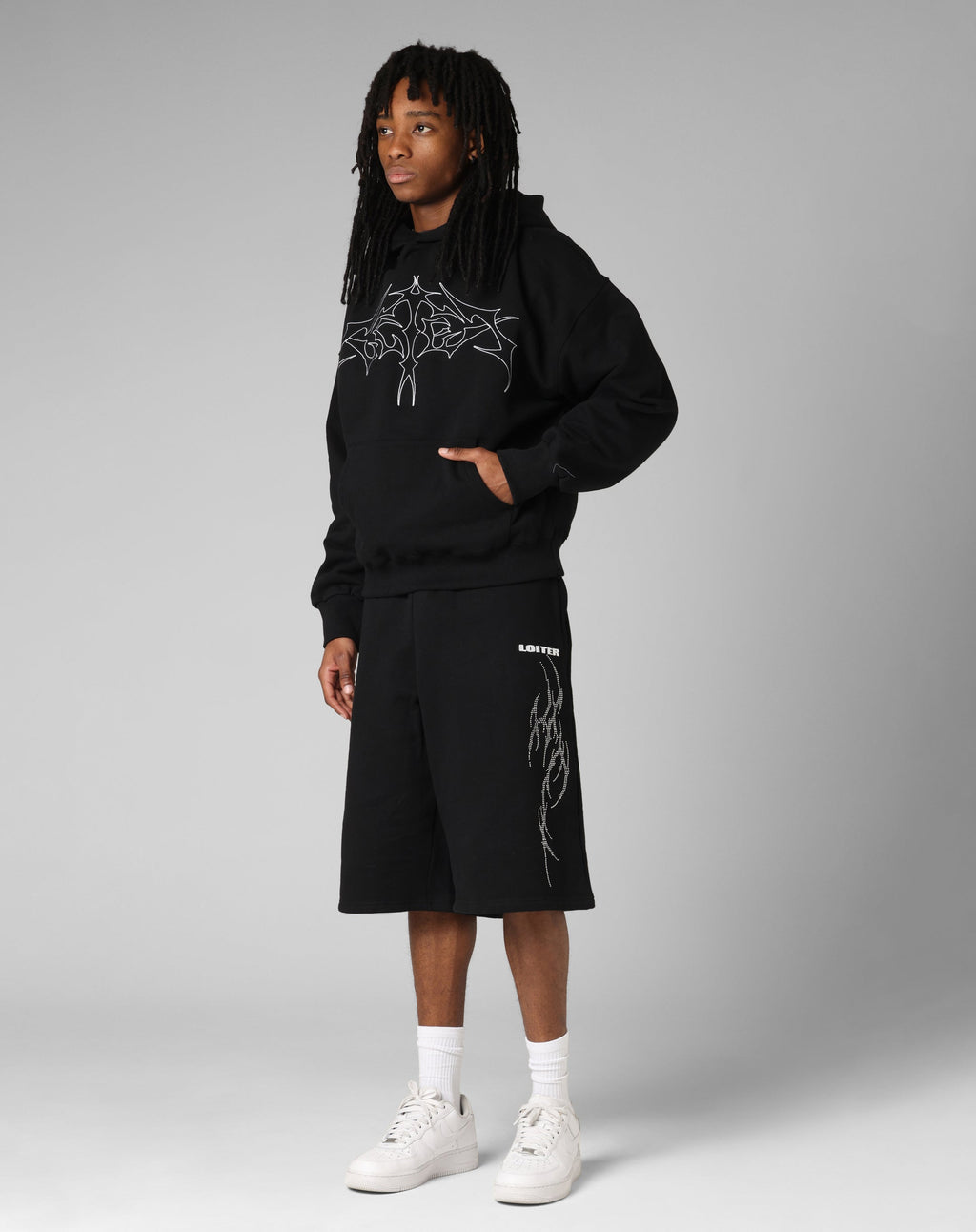 Loiter Opaque Premium Hoodie Black