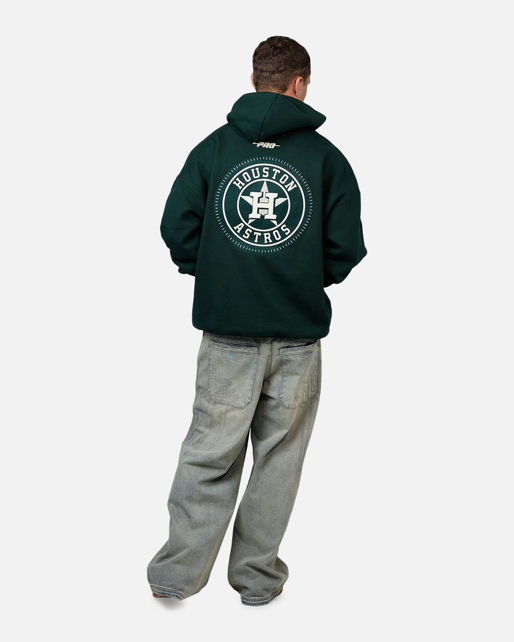 Pro Standard Houston Astros Tapestry 2.0 Hoodie Dark Green