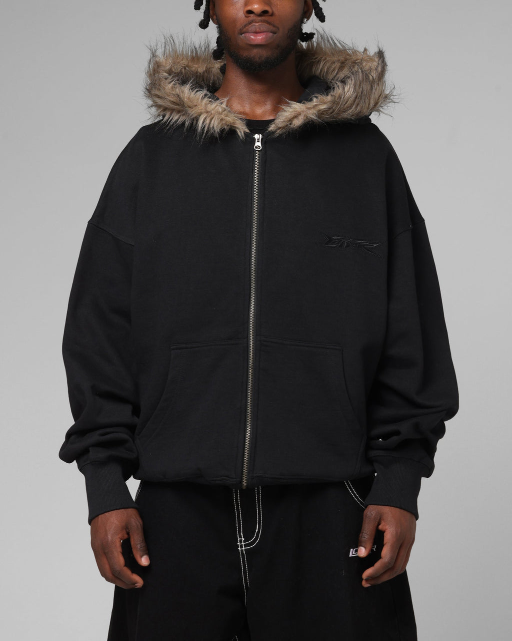 Loiter Purity Zip Hoodie Black