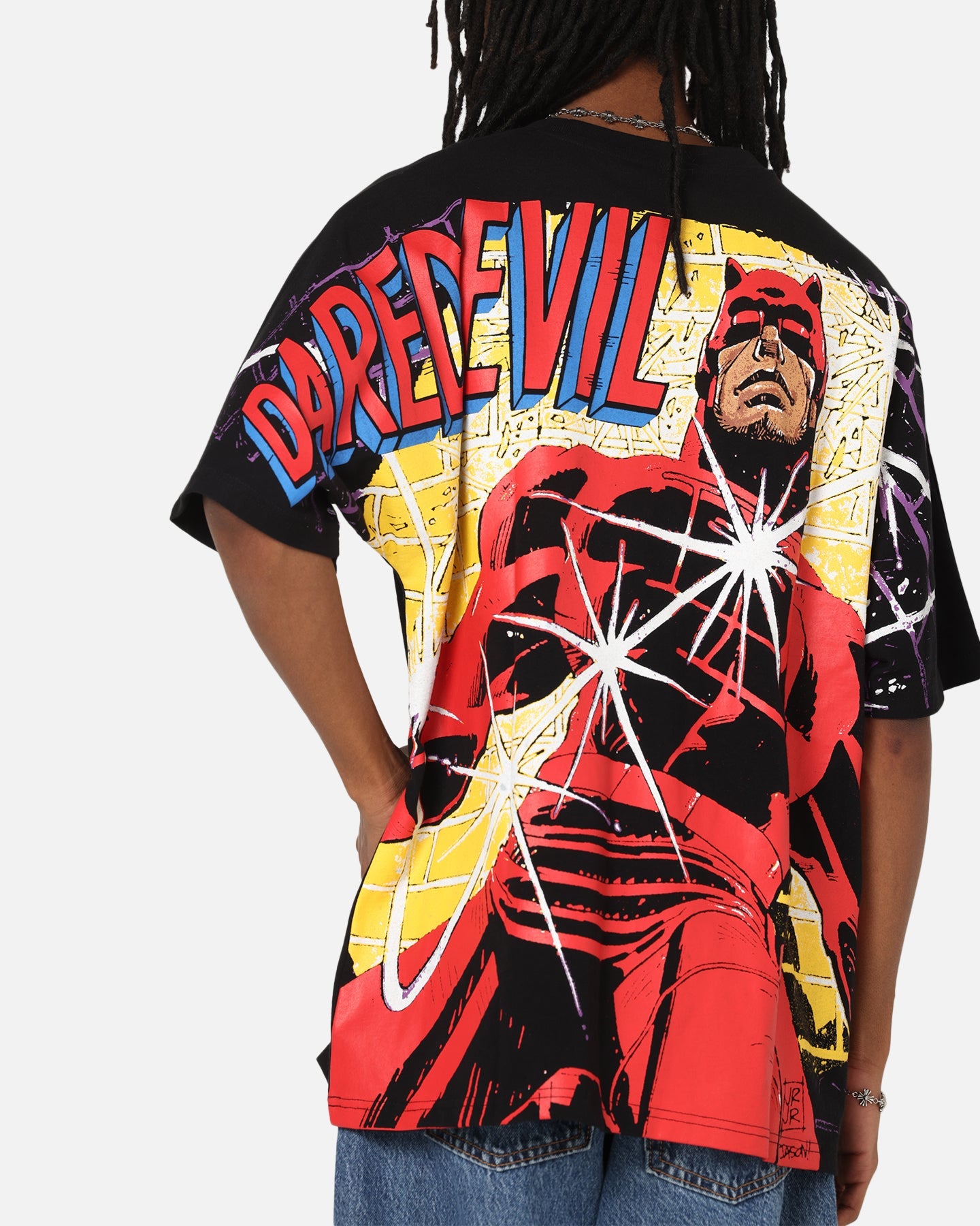 73Studio Marvel Daredevil All Over Print T-Shirt Black
