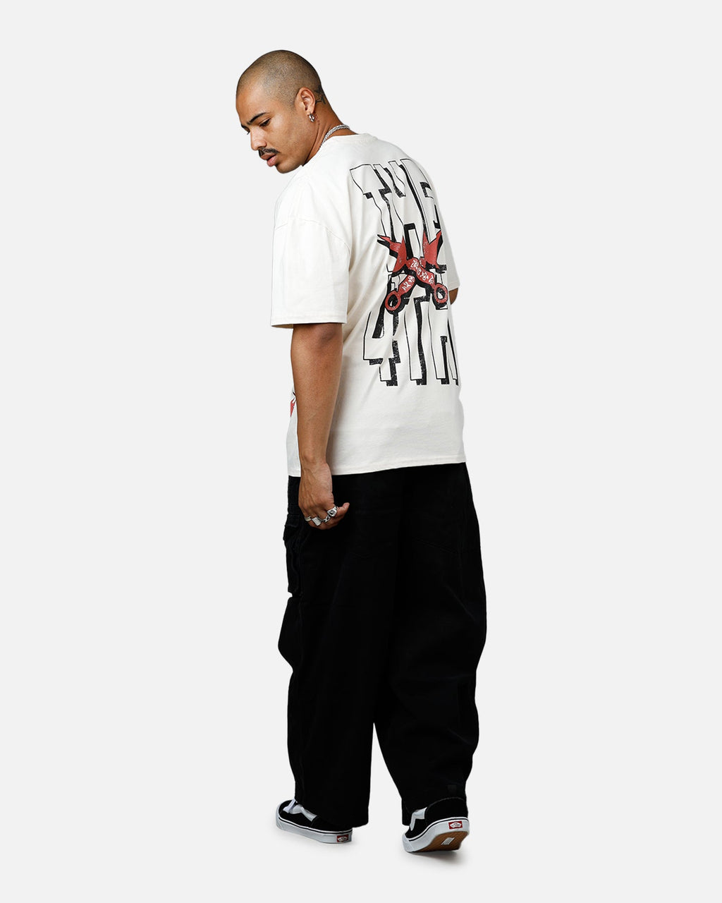 73Studio X Naruto Minato Namikaze Heavyweight T-Shirt Off White