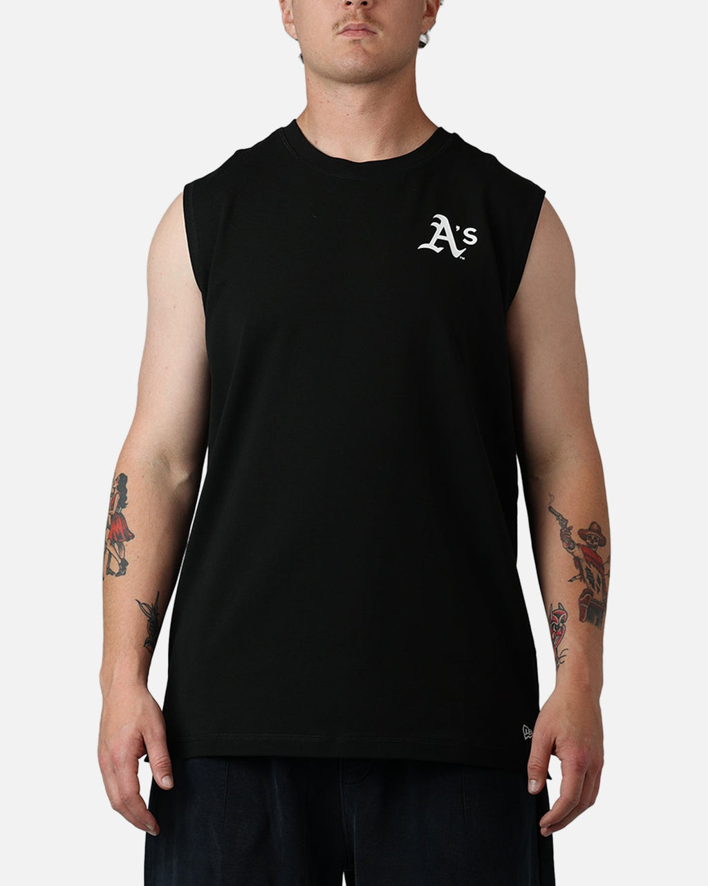 New Era Oakland Athletics Muscle T-Shirt Black