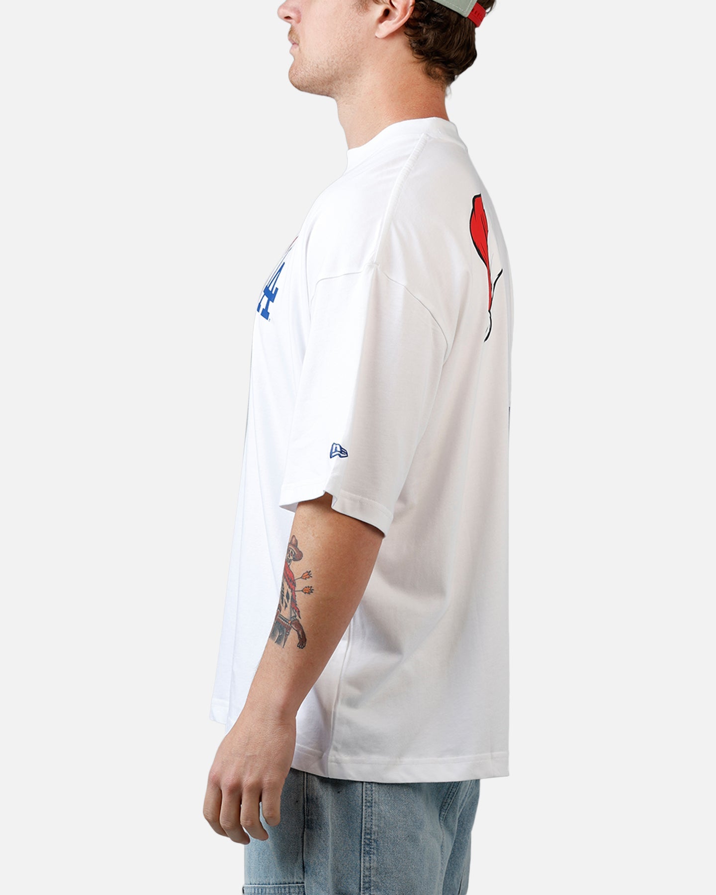New Era Los Angeles Dodgers 'All I Want For Christmas' Santa T-Shirt White