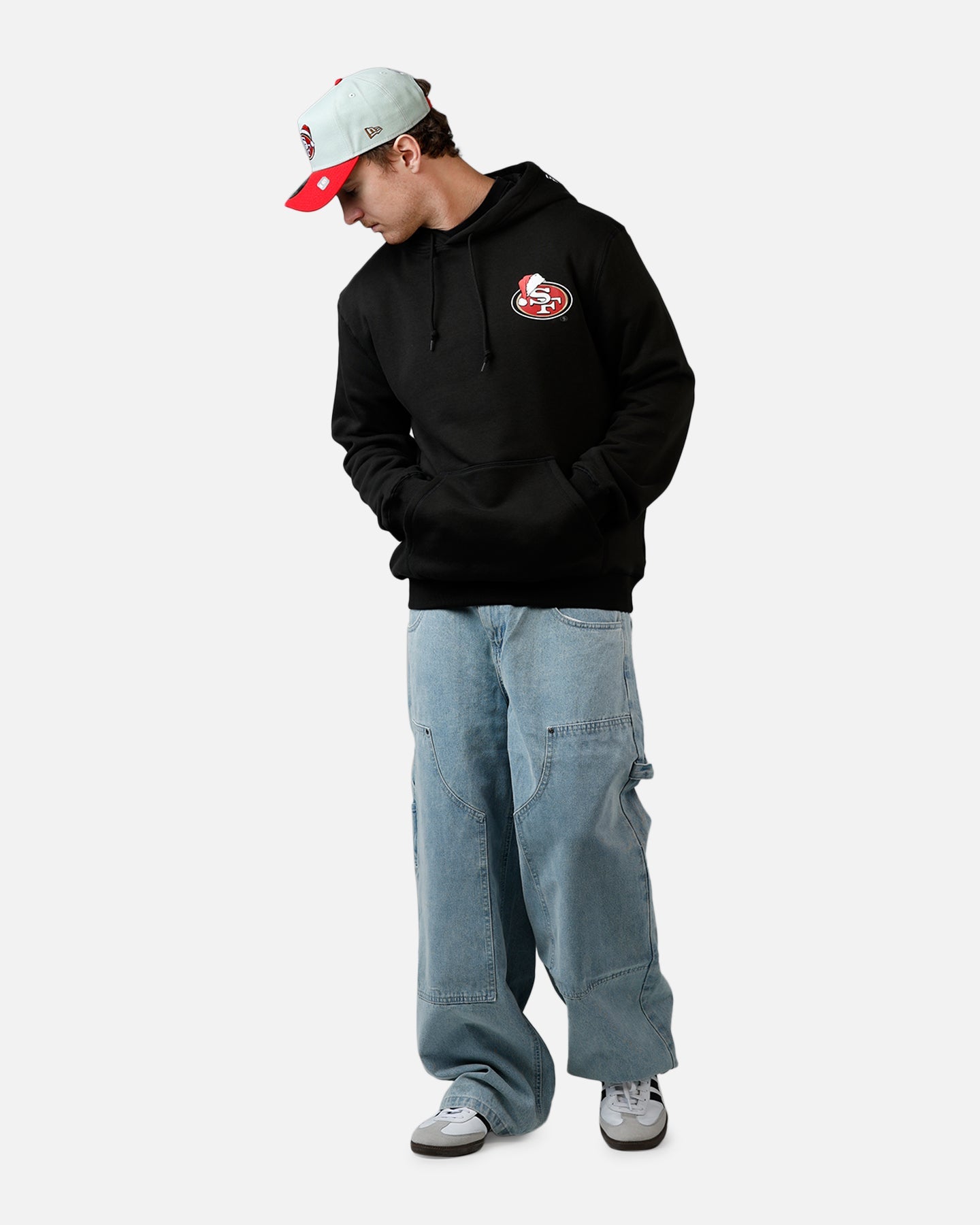 New Era San Francisco 49ers All I Want For Christmas Hoodie Black