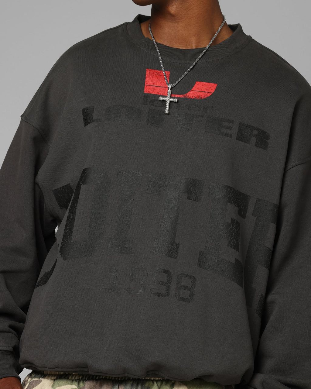 Loiter Champ Crewneck Black