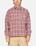 Carre Workwear Long Sleeve Button Up Shirt Pink