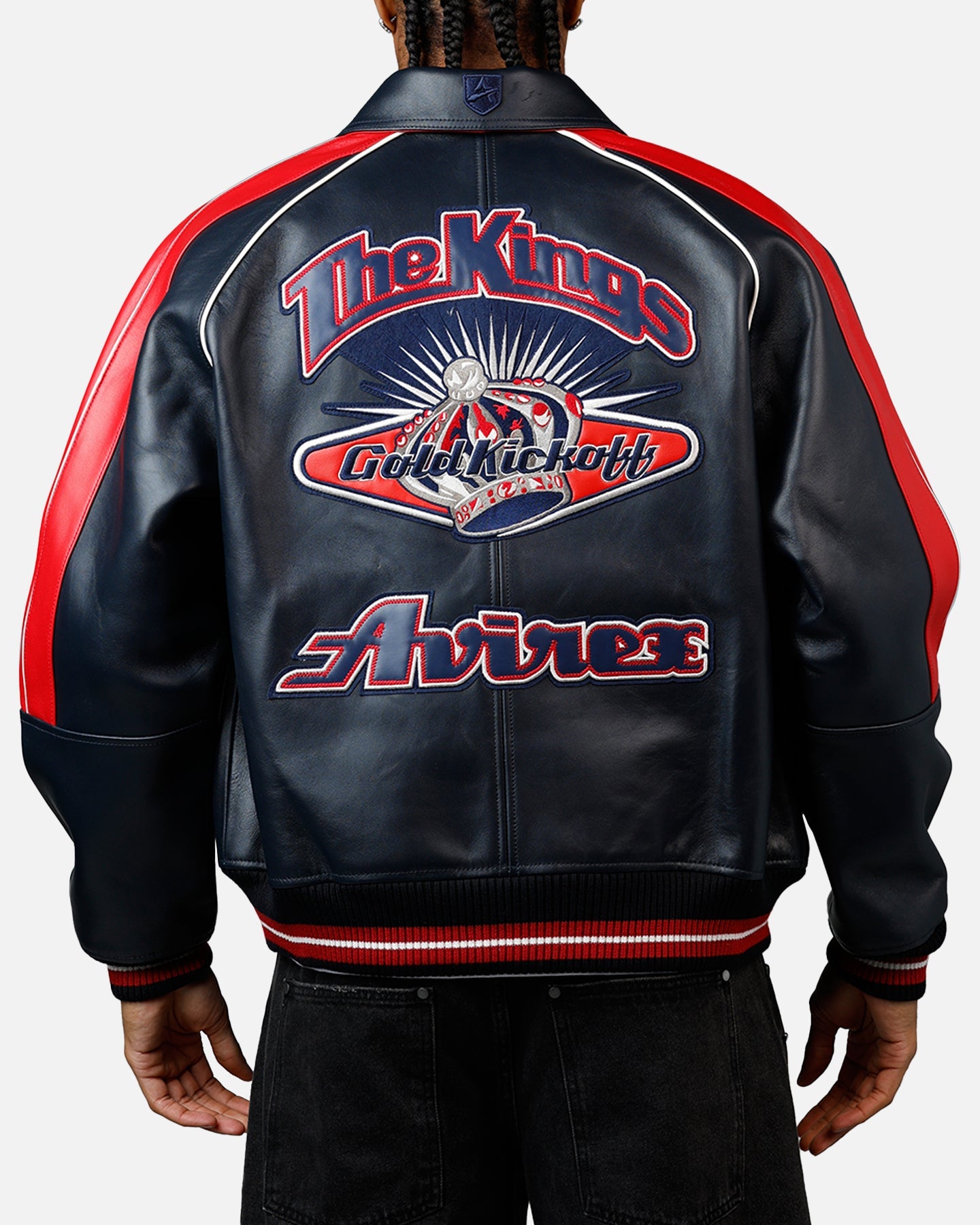 Avirex The Kings Jacket Navy/Red