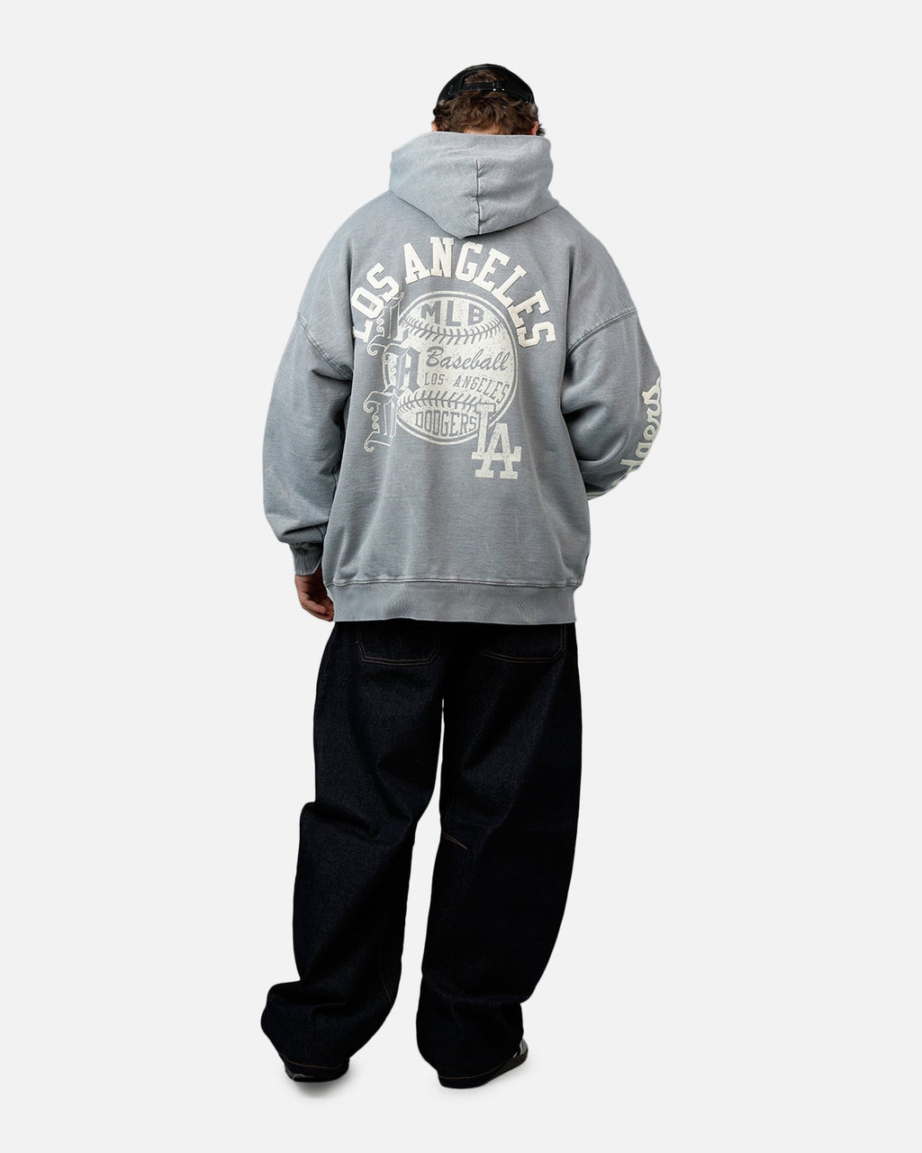Pro Standard Los Angeles Dodgers Street Team Hoodie Grey