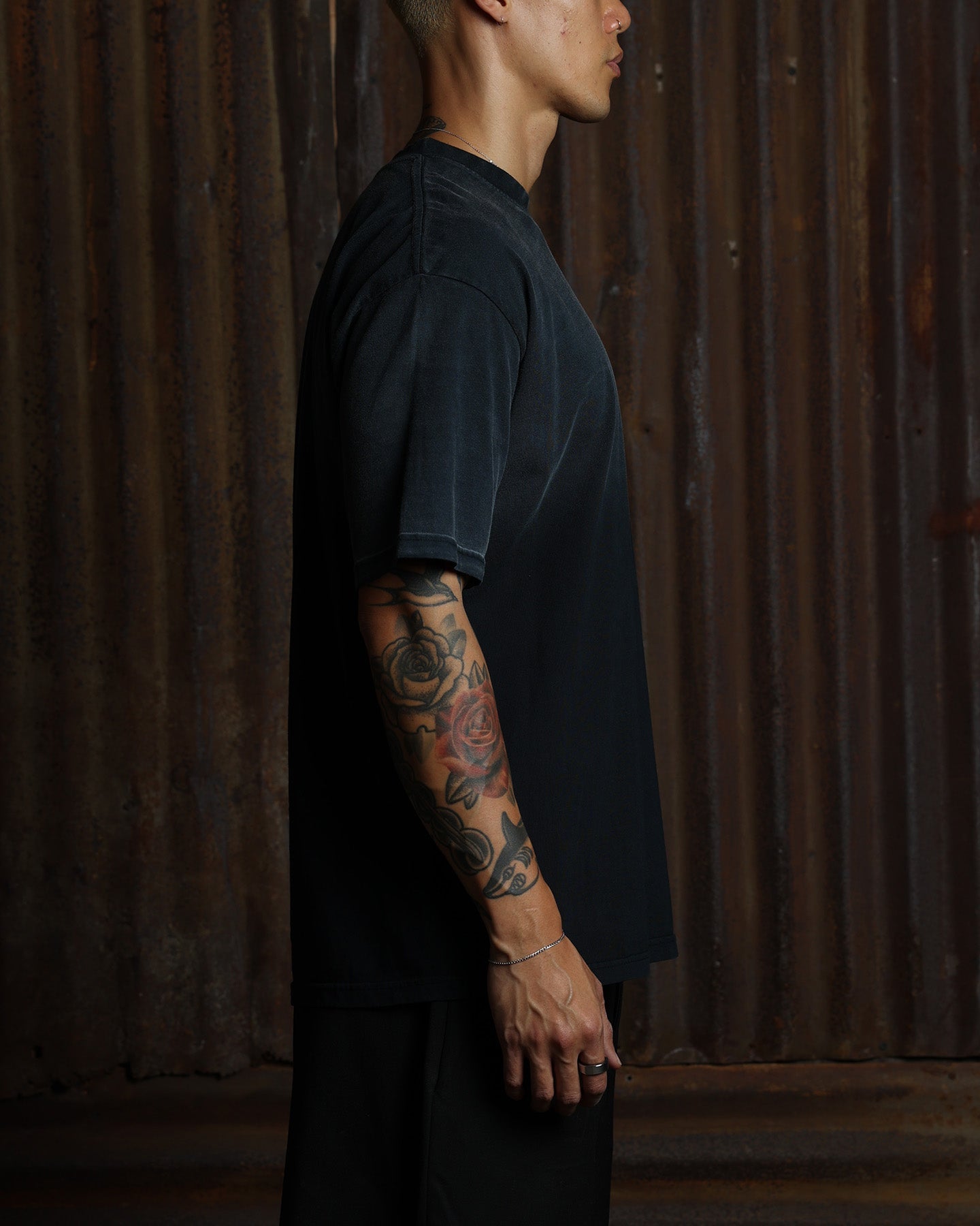 American Thrift Short Sleeve T-Shirt Washed Black
