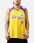 Mitchell & Ness Los Angeles Sparks Lisa Leslie #9 '01 Home Swingman Jersey Gold