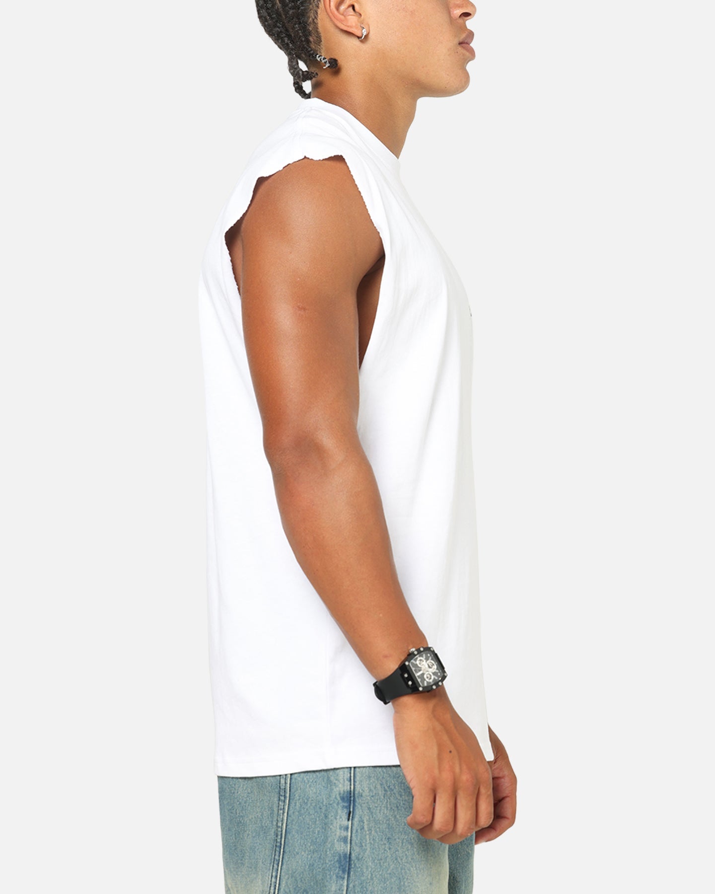 Saint Morta Serenity Oversized Muscle T-Shirt White