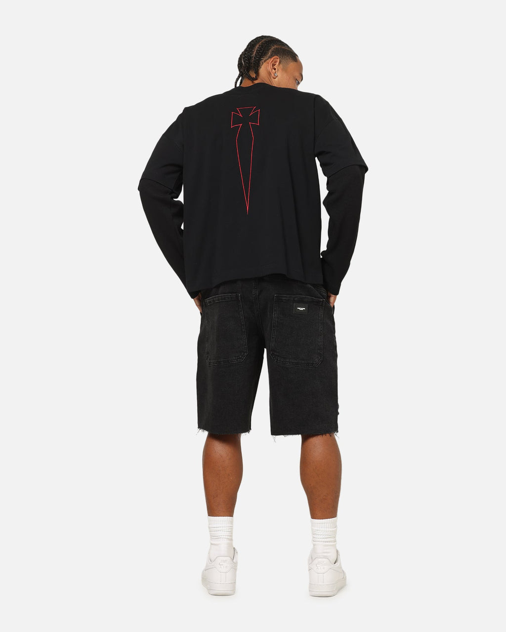 Saint Morta Athletc Season 2 Long Sleeve T-Shirt Black/Red