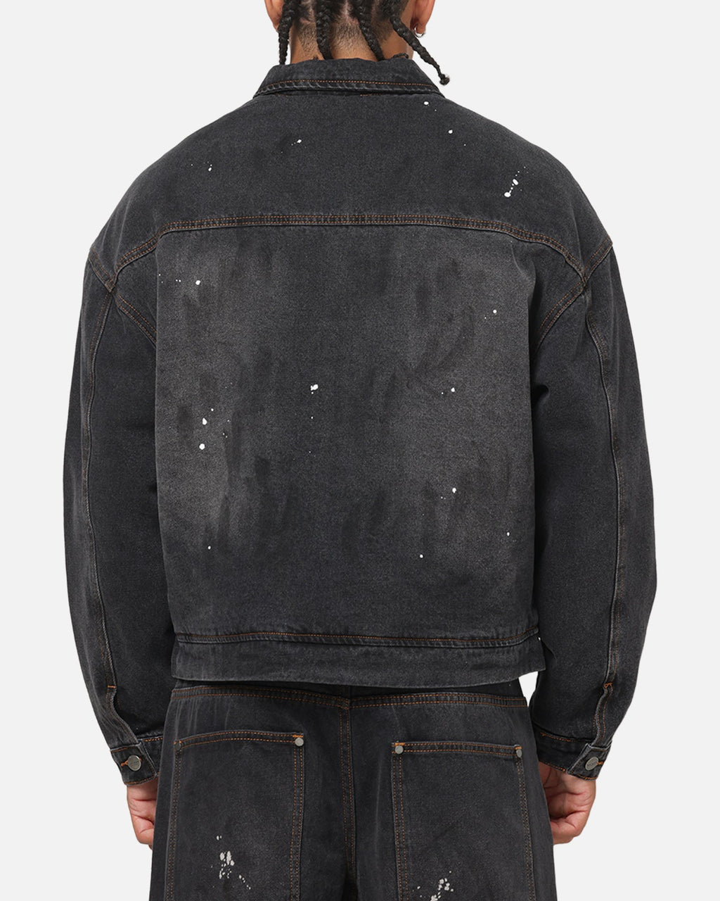 Saint Morta Halo Zip Jacket Smoke Black