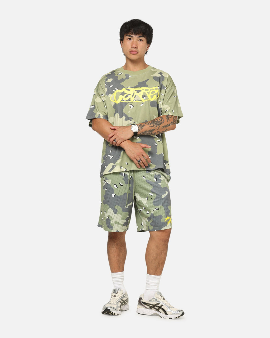 Carre Field Issue T-Shirt Green Camo