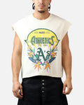 Pro Standard Oakland Athletics Paradise Muscle T-Shirt Eggshell
