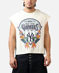 Pro Standard New York Yankees Paradise Muscle T-Shirt Eggshell