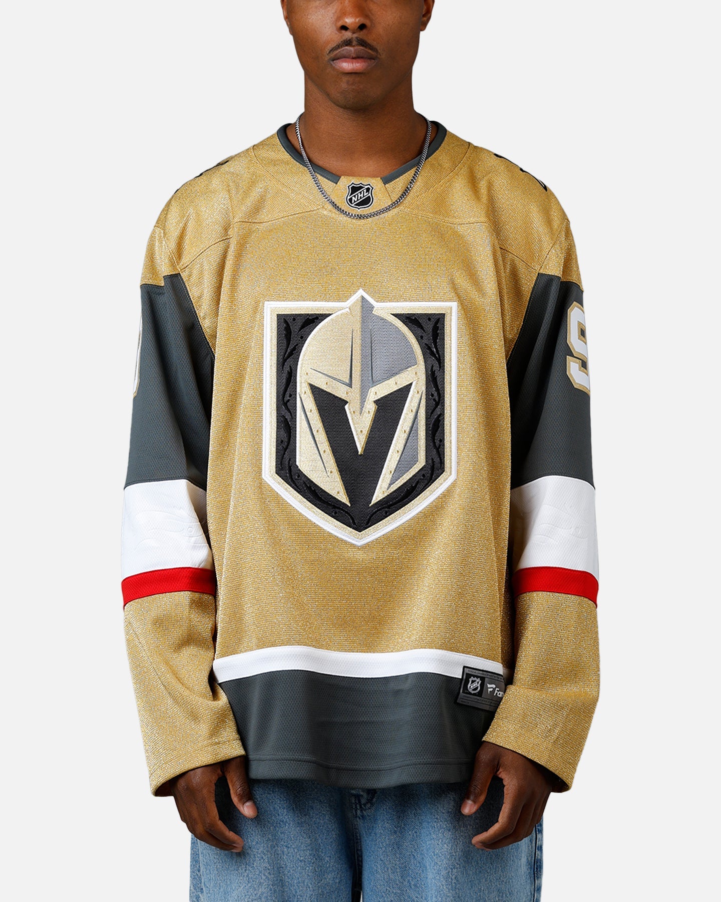 Fanastics Vegas Golden Knights Jack Eichel #9 Jersey Gold