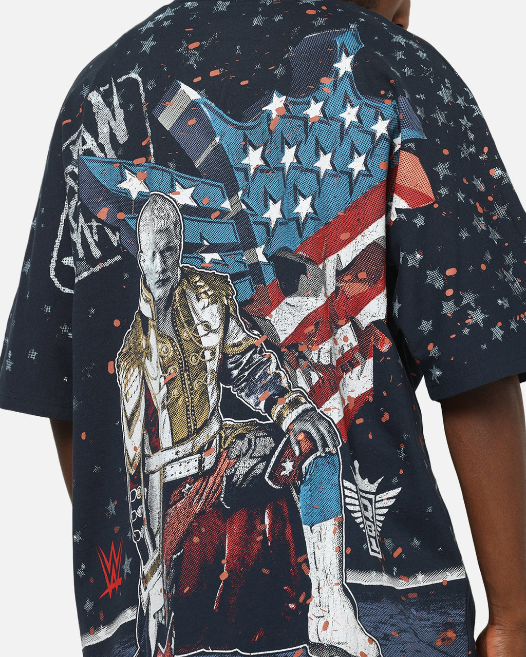 73Studio X WWE Cody Rhodes All Over Print T-Shirt Navy