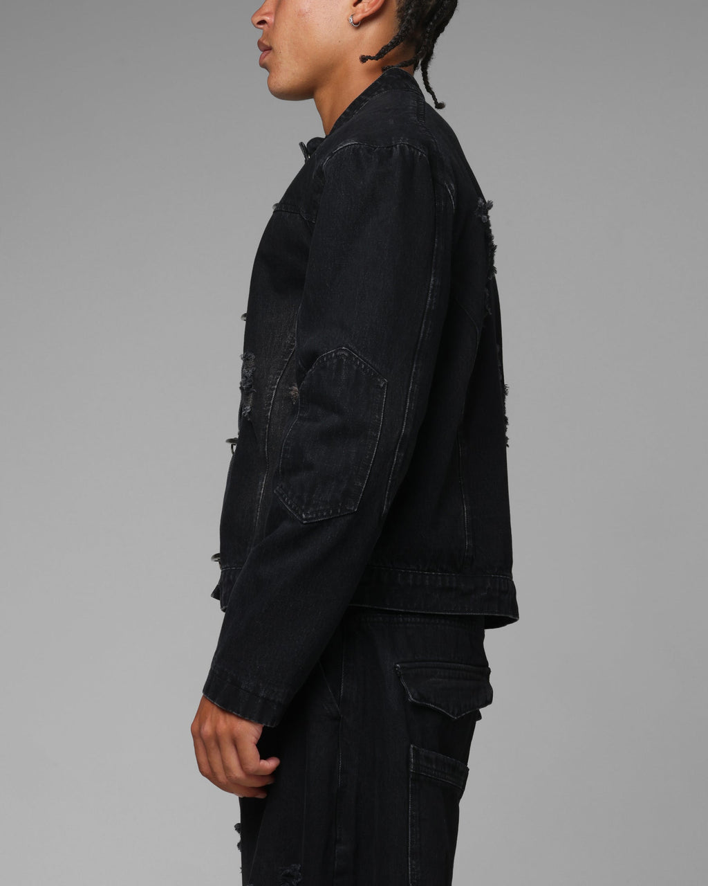 Loiter Thrasher Jacket Washed Black