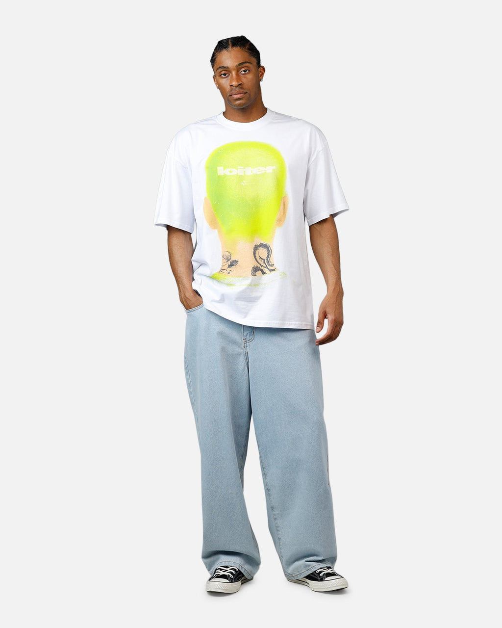 Loiter Backview T-Shirt White