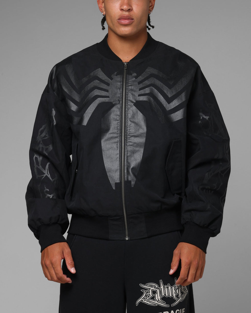 Loiter Marvel Symbiote Jacket Black