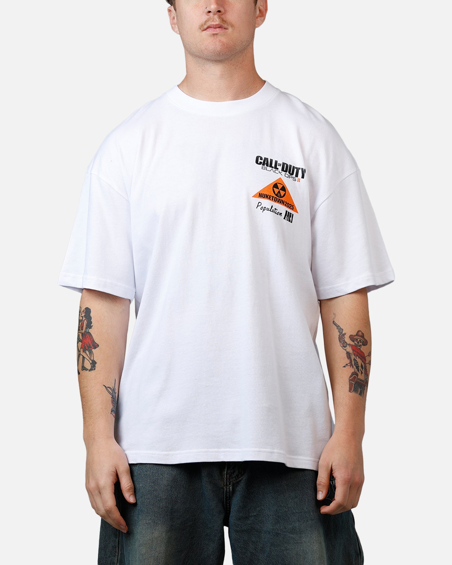 73Studio X Call Of Duty Black Ops II Nuketown T-Shirt White