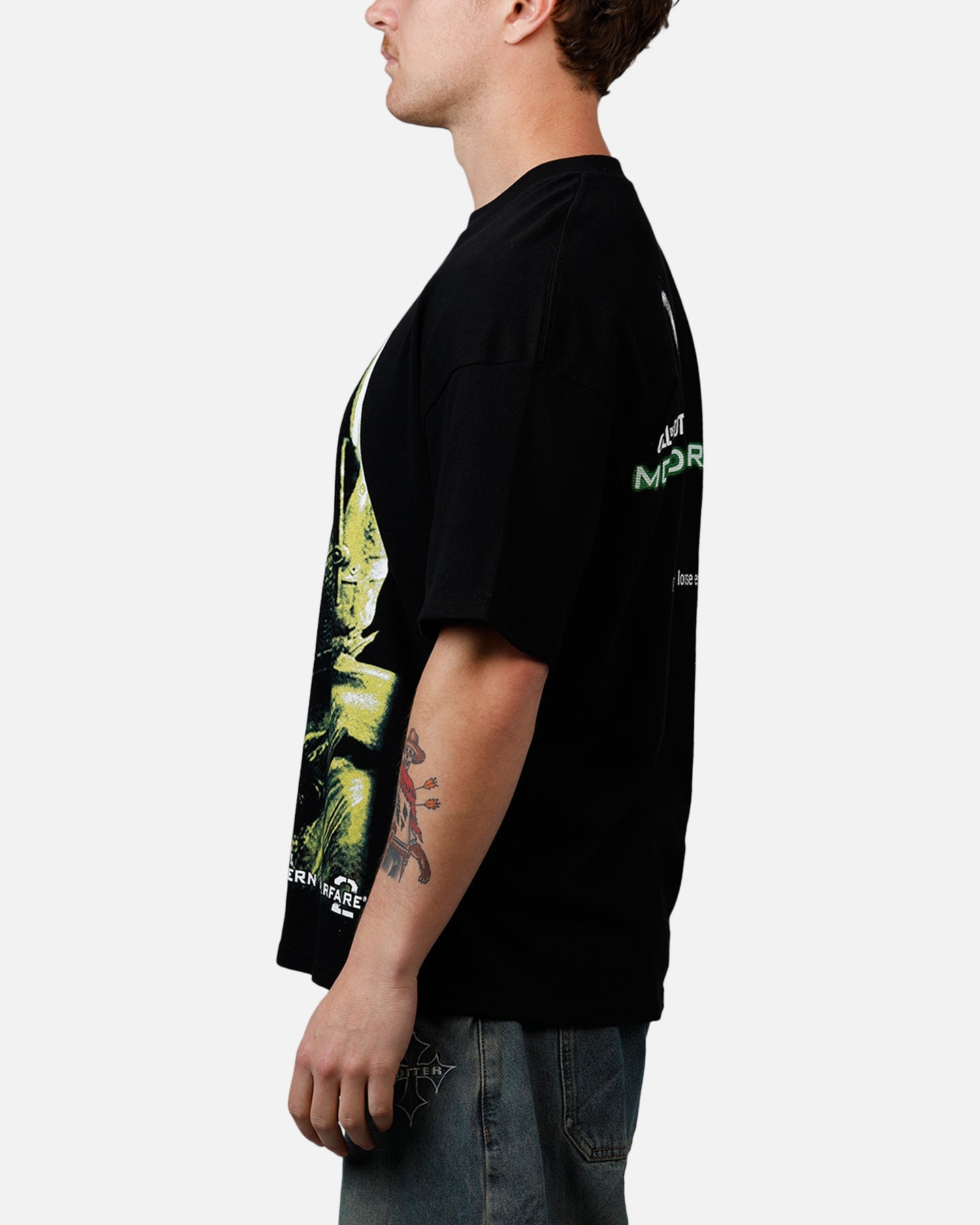 73Studio X Call Of Duty Modern Warfare II Ghost T-Shirt Black