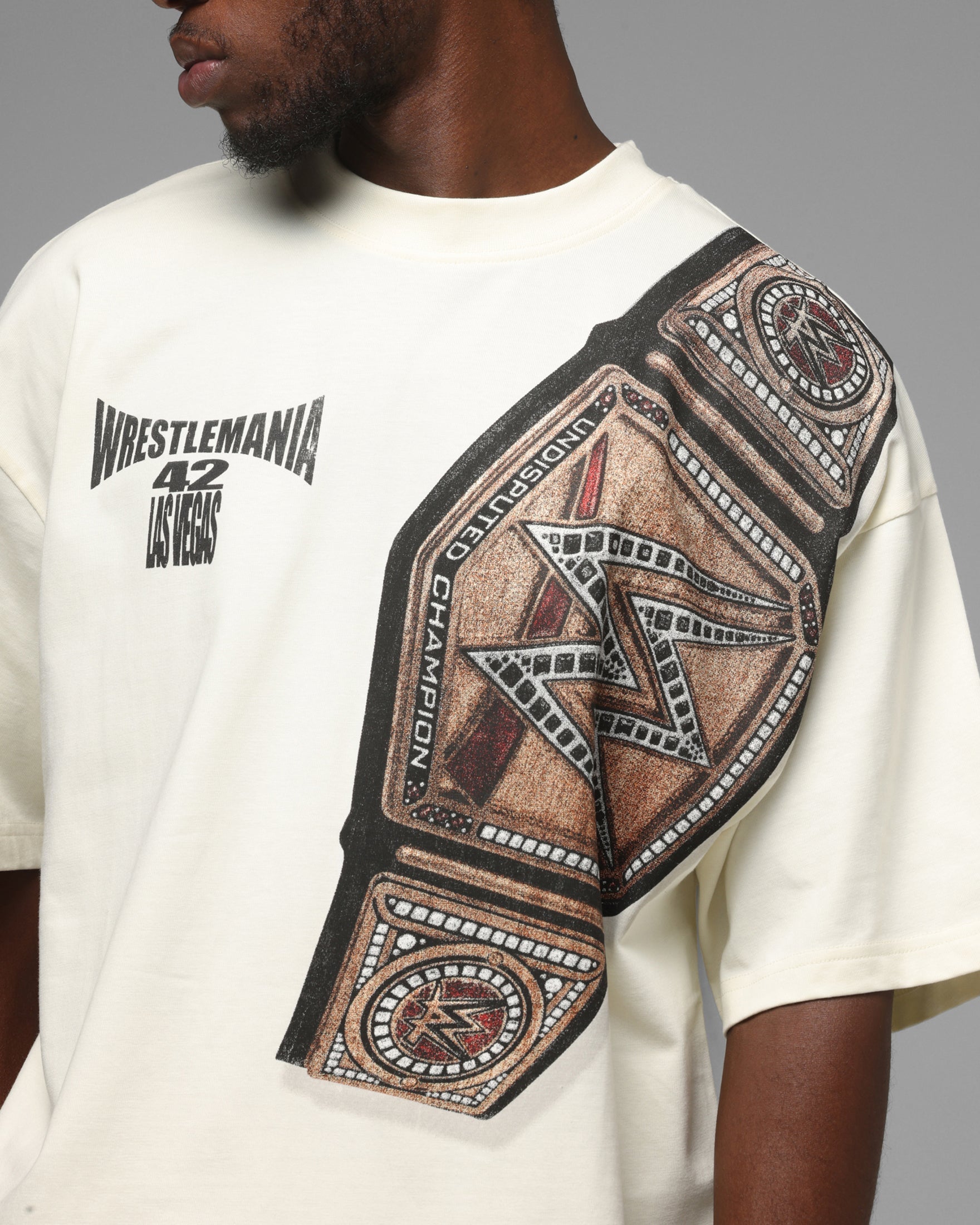 Loiter X WWE WrestleMania 42 T-Shirt Off White