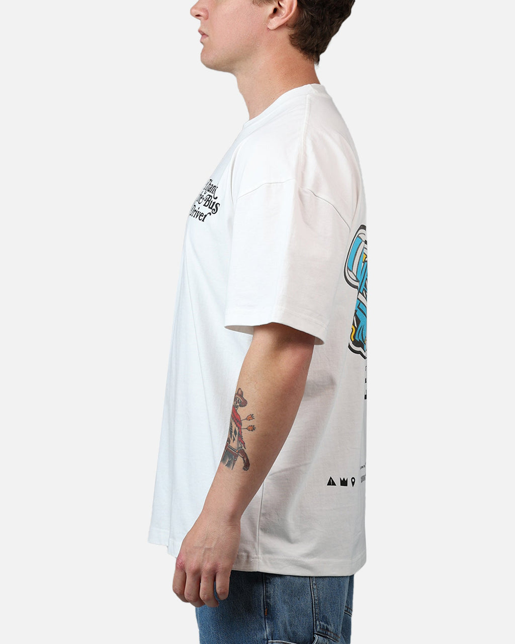 73Studio X Fortnite Thank U Bus Driver T-Shirt White
