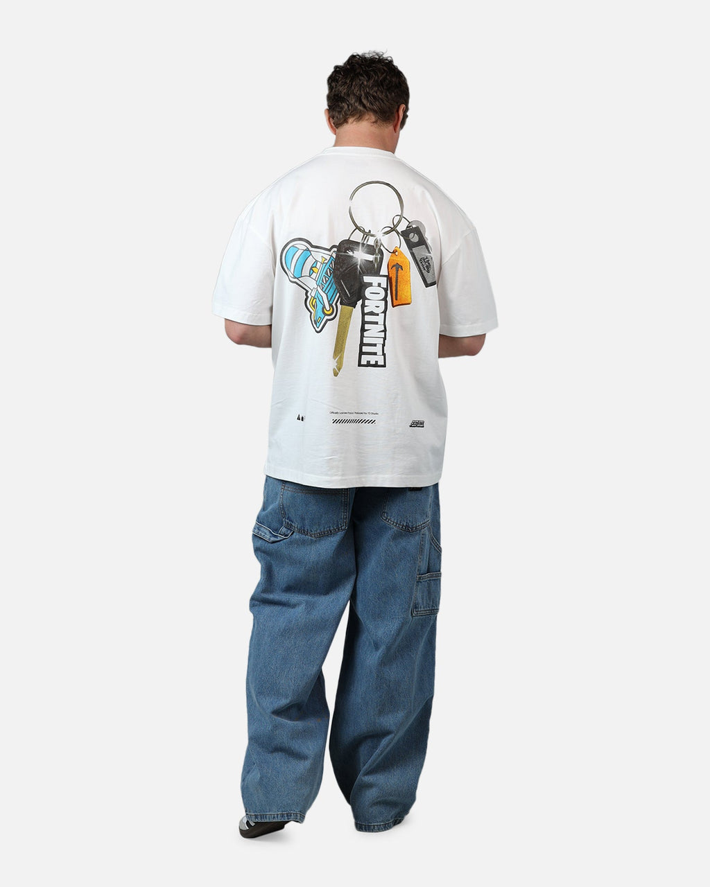 73Studio X Fortnite Thank U Bus Driver T-Shirt White