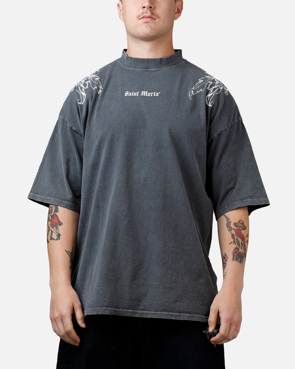 Saint Morta Matriarch T-Shirt Black Wash