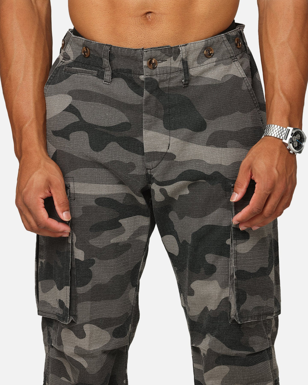 XXIII Torrent Cargo Pant Washed Black Camo