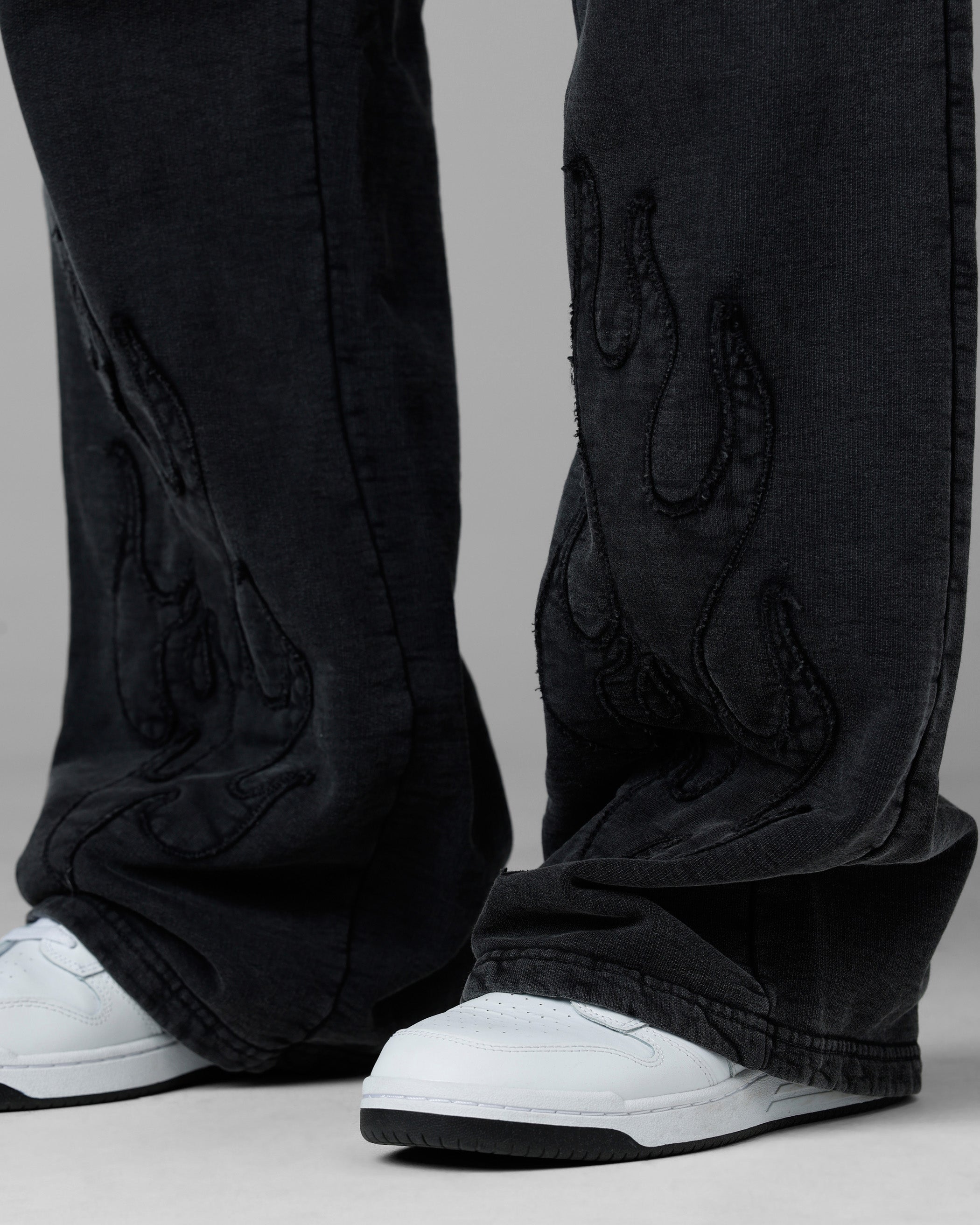 Loiter Inferno Sweatpants Washed Black