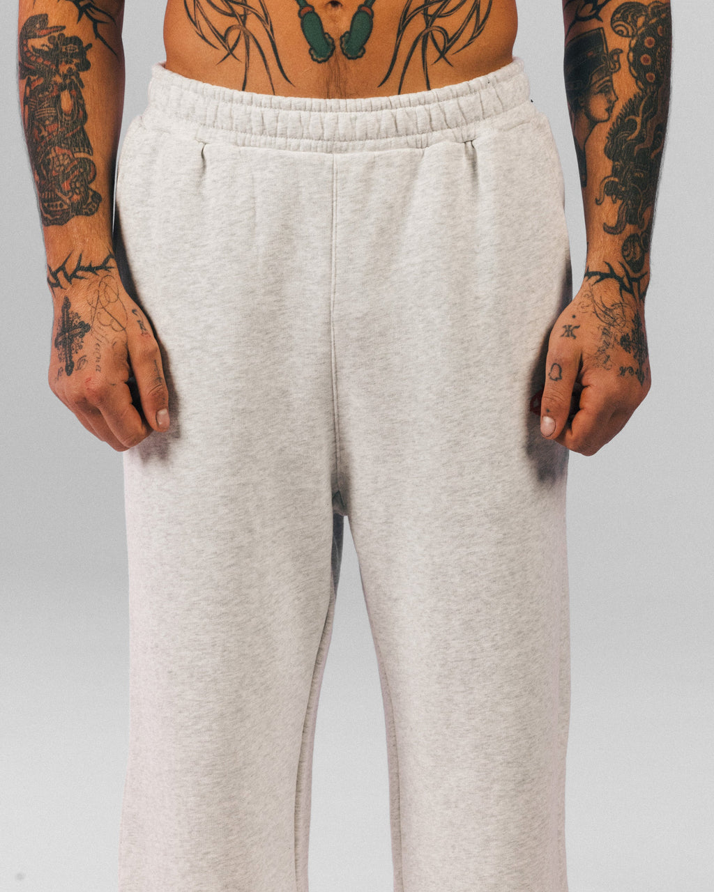 Loiter Celestial Sweat Pants Light Grey Marl