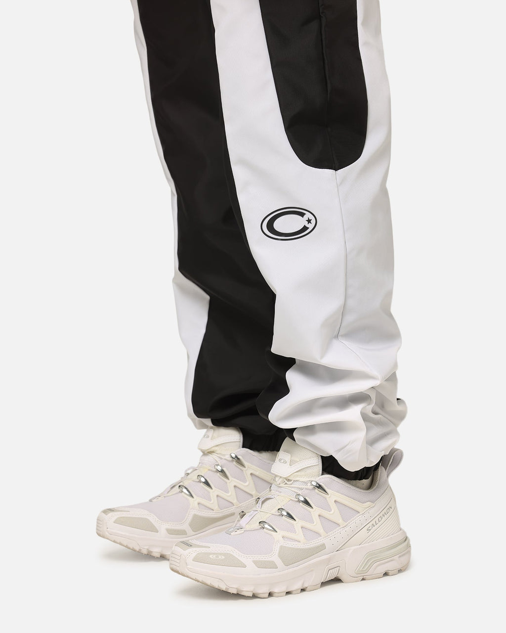 Carre Empire Panelled Trackpant Black/White