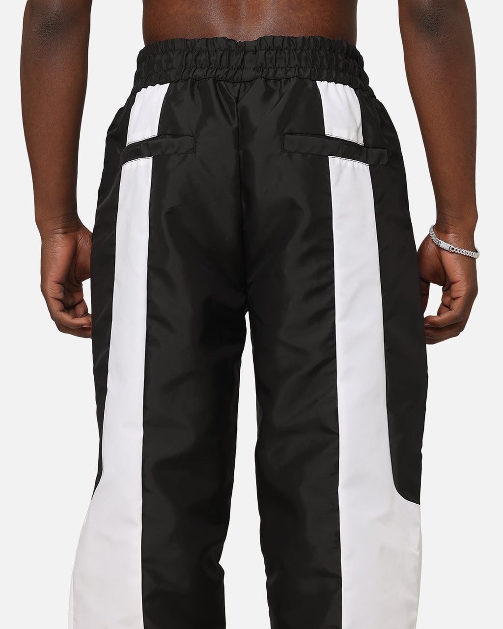 Carre Empire Panelled Trackpant Black/White