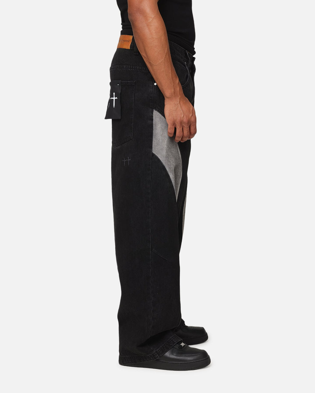 Saint Morta Amplus Workwear Jeans Black/Grey
