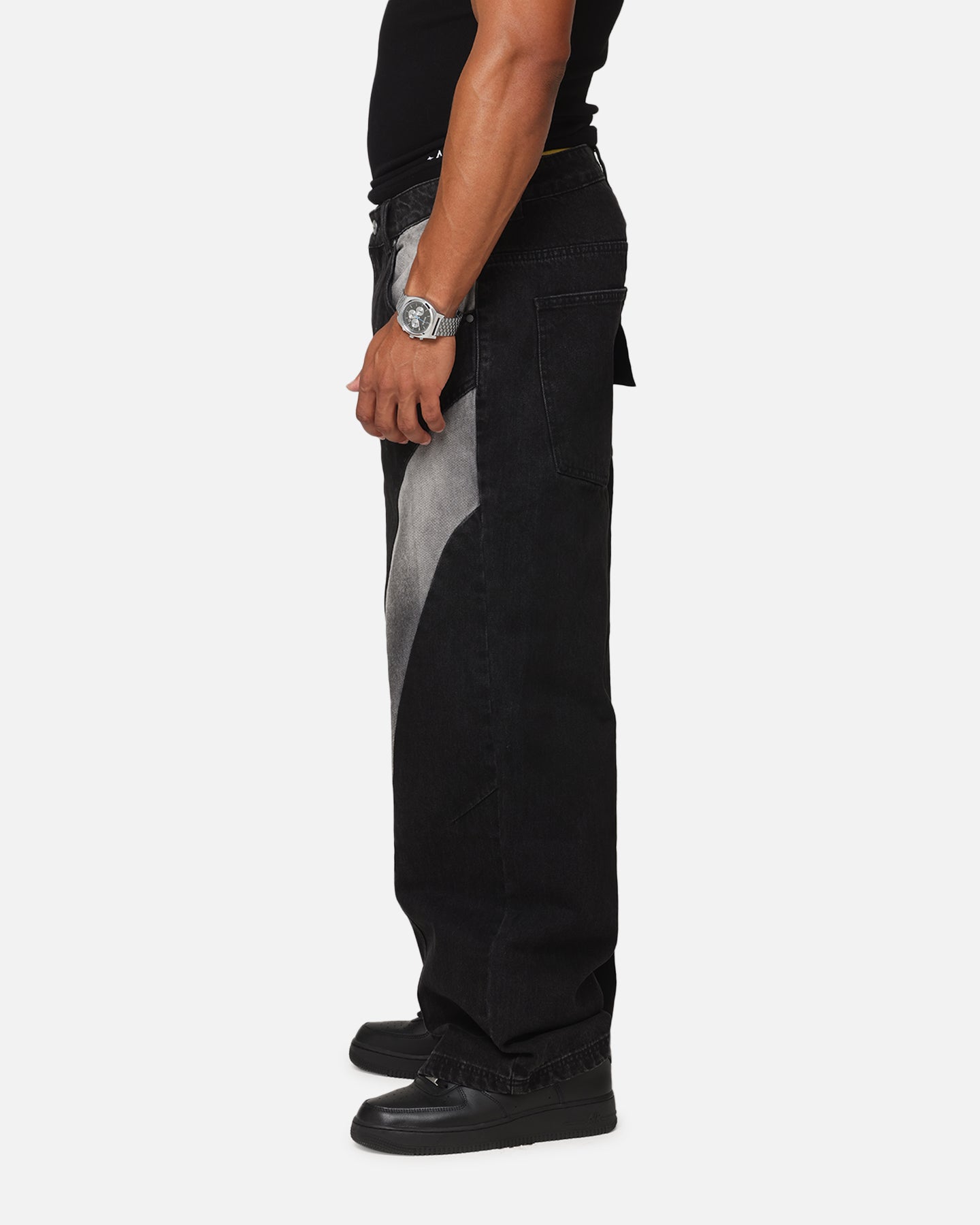Saint Morta Amplus Workwear Jeans Black/Grey