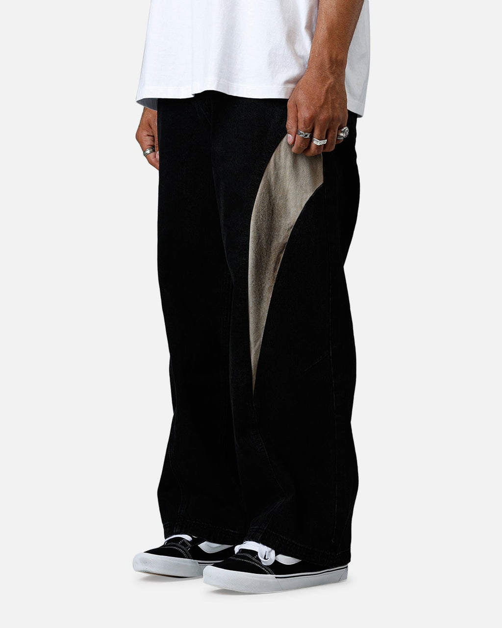 Saint Morta Amplus Workwear Jeans Black/Brown