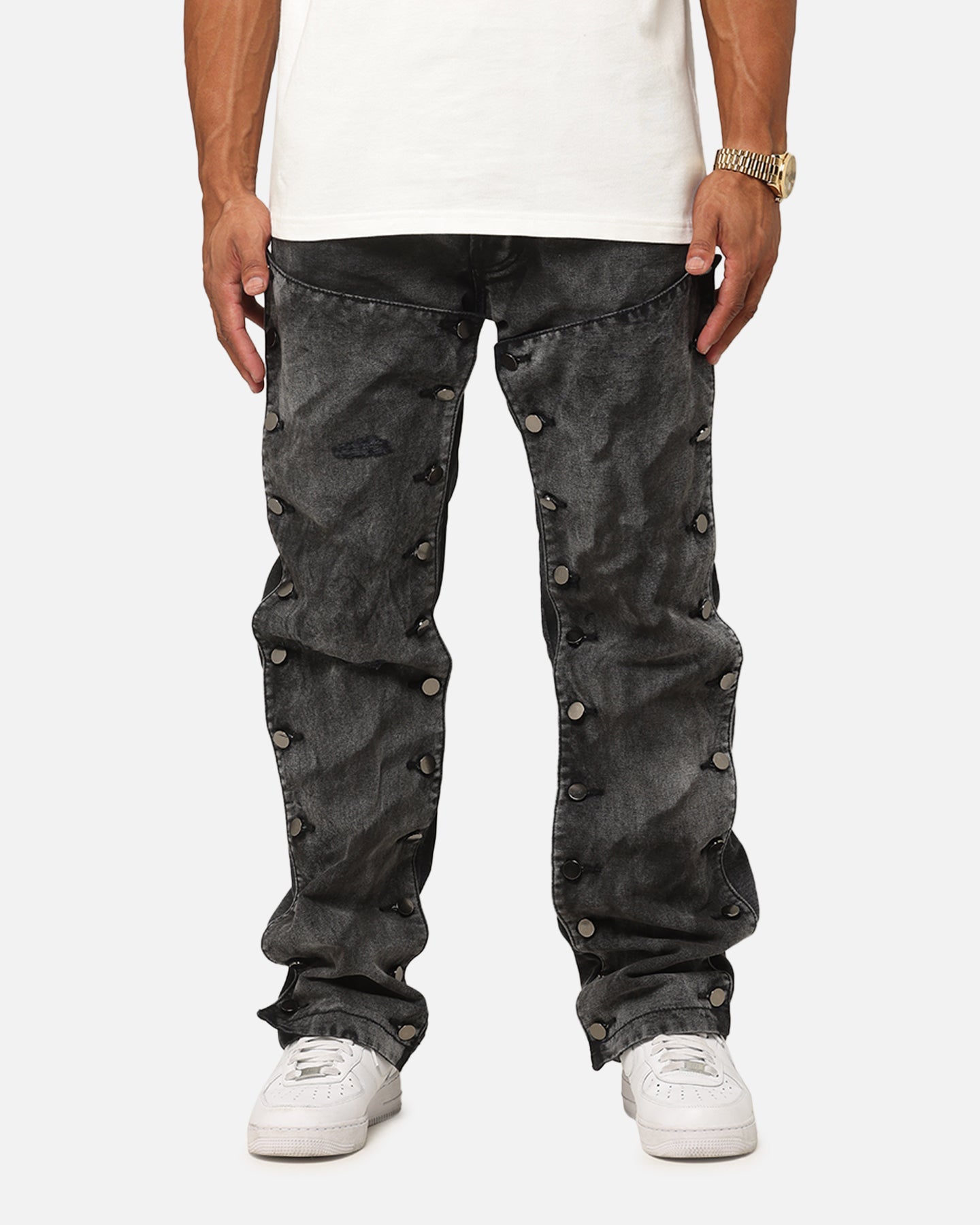 MNML V624 Snap Off Baggy Pants Vintage Black