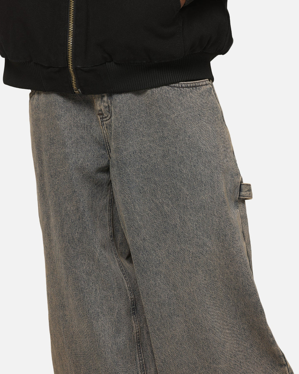 Carre Baggy Carpenter Jeans Washed Grey