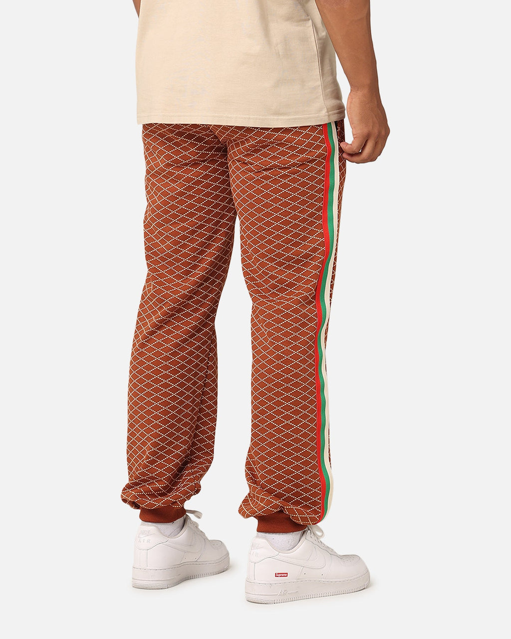XXIII Luxe Printed Pants Brown