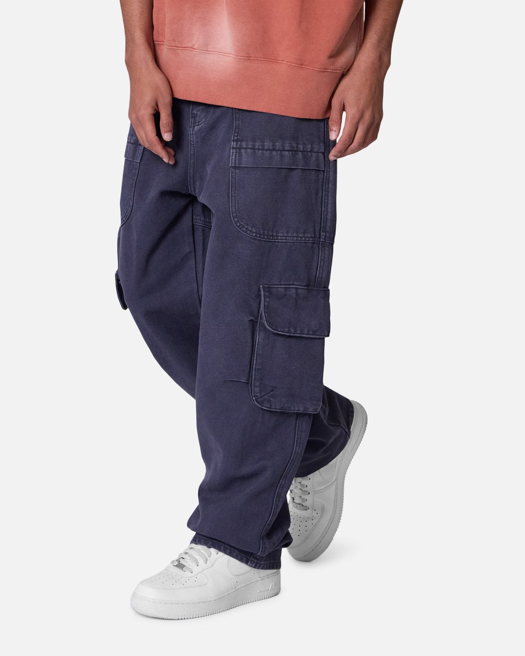 MNML Ultra Baggy Pocketeer Denim Pants Washed Black