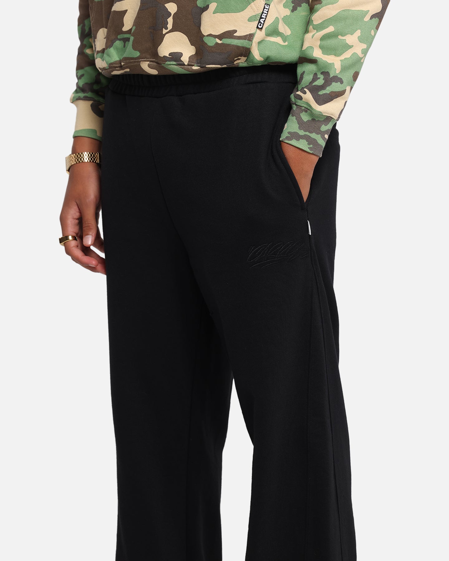 Carre Grit Trackpants Black